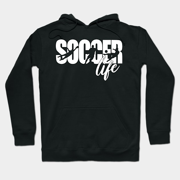 Soccer life, Love Soccer Hoodie by bob2ben